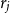 r Subscript j
