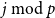 j mod p
