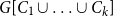 upper G left bracket upper C 1 union ellipsis union upper C Subscript k Baseline right bracket