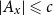 StartAbsoluteValue upper A Subscript x Baseline EndAbsoluteValue less than or slanted equals c