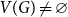 upper V left parenthesis upper G right parenthesis not equals empty set