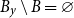 upper B Subscript y Baseline minus upper B equals empty set