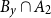 upper B Subscript y Baseline intersection upper A 2
