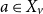 a element of upper X Subscript v