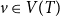 v element of upper V left parenthesis upper T right parenthesis