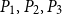upper P 1 comma upper P 2 comma upper P 3