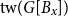 normal t normal w left parenthesis upper G left bracket upper B Subscript x Baseline right bracket right parenthesis