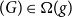 left parenthesis upper G right parenthesis element of normal upper Omega left parenthesis g right parenthesis