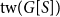 normal t normal w left parenthesis upper G left bracket upper S right bracket right parenthesis