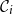 script upper C Subscript i