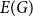 upper E left parenthesis upper G right parenthesis
