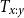 upper T Subscript x colon y