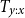 upper T Subscript y colon x