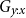 upper G Subscript y colon x