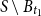 upper S minus upper B Subscript t 1