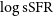 log normal s normal upper S normal upper F normal upper R
