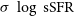 sigma log normal s normal upper S normal upper F normal upper R