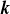 bold italic k