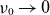 nu 0 right arrow 0