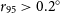 r 95 greater than 0.2 Superscript ring