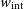 w Subscript normal i normal n normal t
