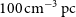100 normal c normal m Superscript negative 3 Baseline normal p normal c