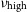 nu Subscript normal h normal i normal g normal h