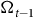 normal upper Omega Subscript t minus 1