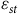 epsilon Subscript s t