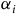 alpha Subscript i