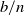 b divided by n