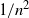 1 divided by n squared