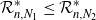 script upper R Subscript n comma upper N 1 Superscript asterisk Baseline less than or equals script upper R Subscript n comma upper N 2 Superscript asterisk