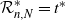 script upper R Subscript n comma upper N Superscript asterisk Baseline equals t Superscript asterisk