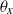 theta Subscript x