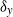 delta Subscript y