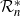 script upper R Subscript n Superscript asterisk