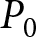 upper P 0