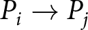 Pi right arrow Pj