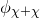 phi Subscript chi plus chi