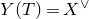 upper Y left parenthesis upper T right parenthesis equals upper X Superscript or