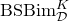 upper B upper S upper B i m Subscript script upper D Superscript upper K