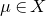 mu element of upper X