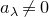 a Subscript lamda Baseline not equals 0
