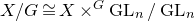 upper X divided by upper G approximately equals upper X times Superscript upper G Baseline upper G upper L Subscript n Baseline slash upper G upper L Subscript n