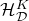 script upper H Subscript script upper D Superscript upper K