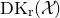 upper D upper K Subscript normal r Baseline left parenthesis script upper X right parenthesis