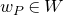 w Subscript upper P Baseline element of upper W