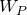 upper W Subscript upper P