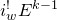 i Subscript w Superscript factorial Baseline upper E Superscript k minus 1
